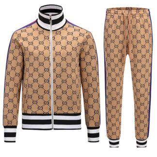 gucci brown tracksuit|Gucci Track Suit for sale .